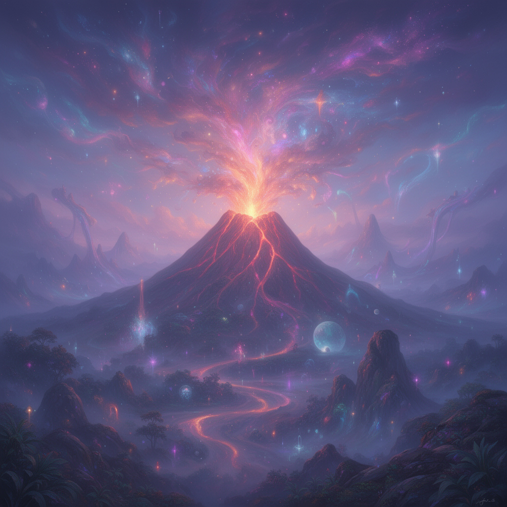 Soñar con un volcán